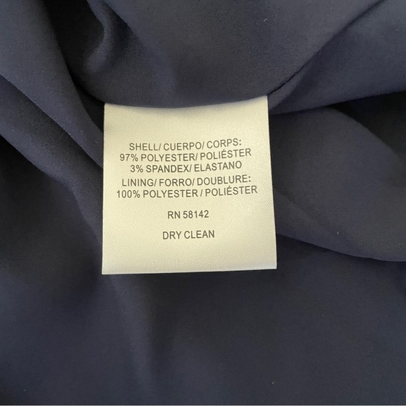 Gal Meets Glam Navy Flare Dress NWT Size 2 - Picture 5 of 7